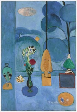 La ventana azul fauvismo abstracto Henri Matisse Pinturas al óleo